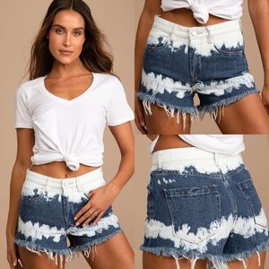 BlankNYC Denim Jean Shorts Cutoff Ultra High Rise Size 26